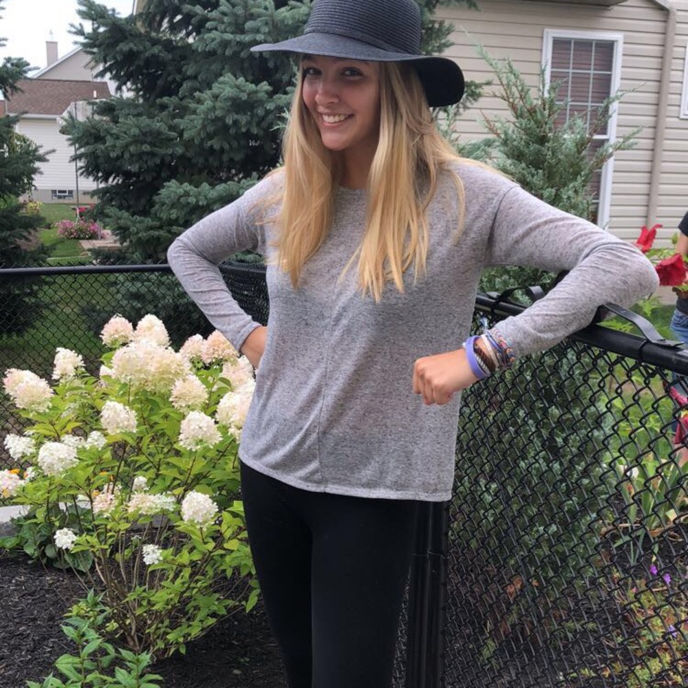 grey sweater